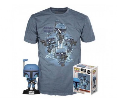 Set Figura Pop & Tee Star Wars Mandalorian L