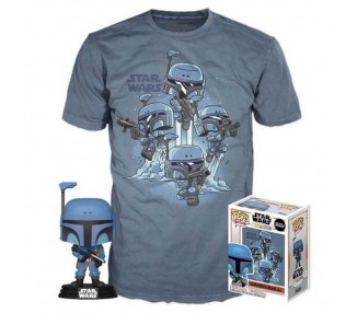 Set Figura Pop & Tee Star Wars Mandalorian L