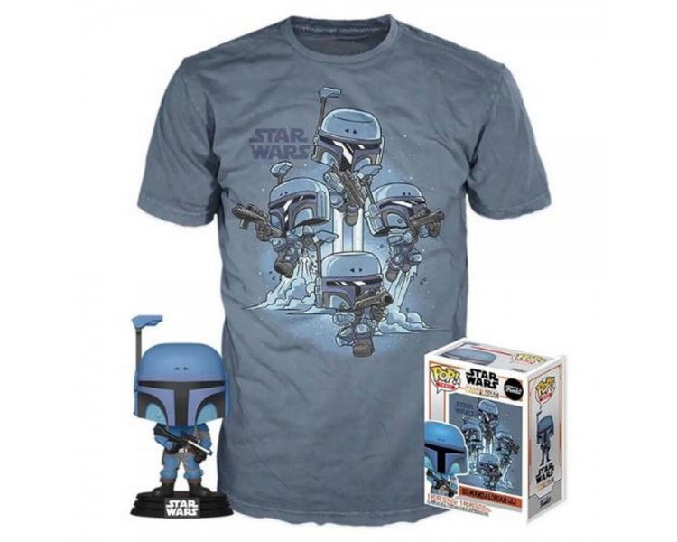 Set Figura Pop & Tee Star Wars Mandalorian L