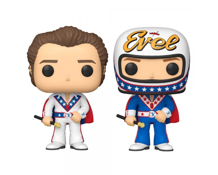 Figura Pop Evel Knievel With Cape 5 + 1 Chase 6 Unidades