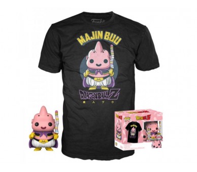 Set Figura Pop & Tee Dragon Ball Z Majin Buu Exclusive