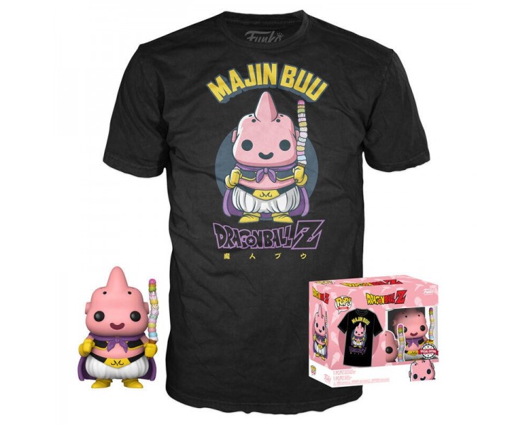 Set Figura Pop & Tee Dragon Ball Z Majin Buu Exclusive