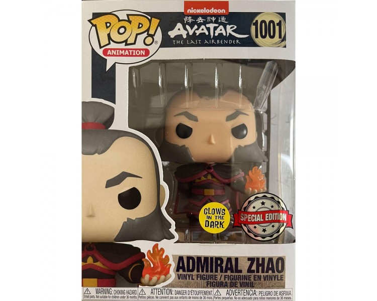 Figura Pop Avatar Admiral Zhao With Fireball Exclusive