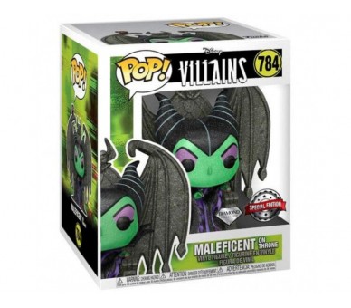 Figura Pop Disney Villains Maleficent On Throne Diamond Excl