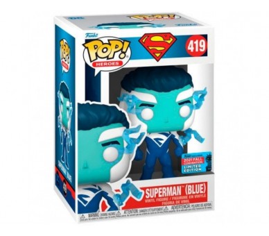 Figura Pop Dc Comics Superman Blue Exclusive