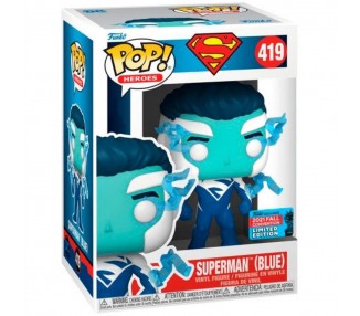 Figura Pop Dc Comics Superman Blue Exclusive