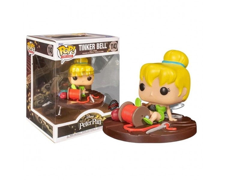 Figura Pop Disney Peter Pan Tinker Bell On Spool Exclusive