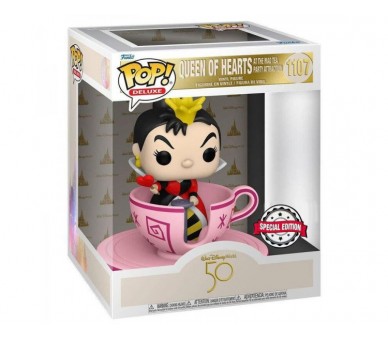 Figura Pop Walt Disney World 50Th Queen Of Hearts At Mad Tea