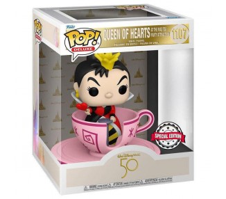 Figura Pop Walt Disney World 50Th Queen Of Hearts At Mad Tea