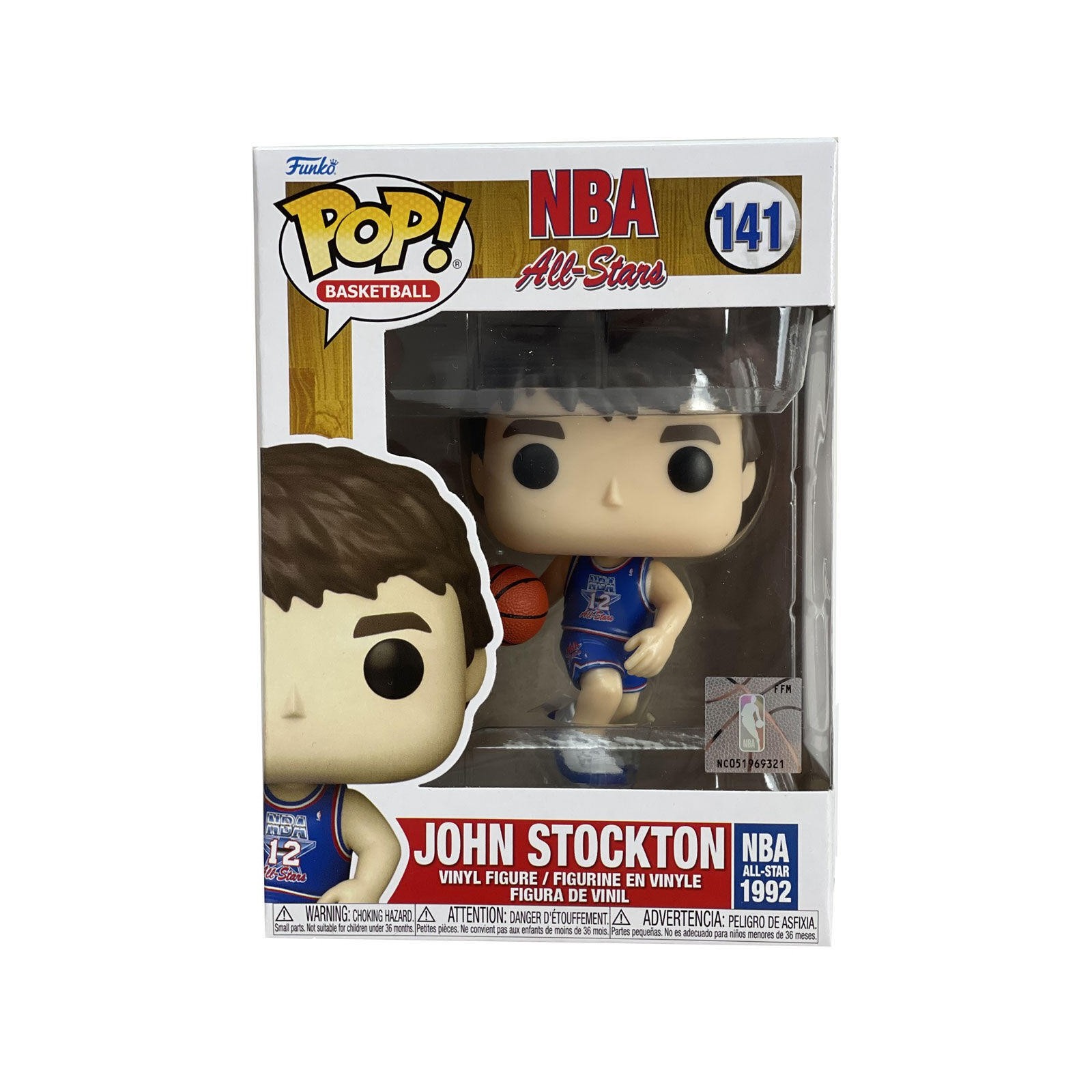 Figura Pop Nba All Star John Stockton 1992