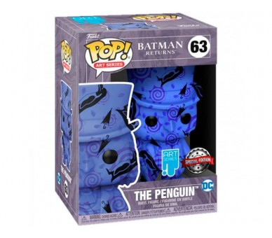 Figura Pop Dc Comics Batman Return The Penguin Artist + Case