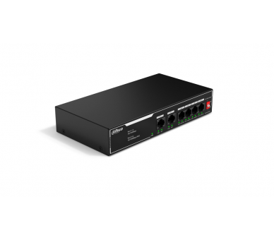 SWITCH IT DAHUA DH SF1006LP 6 PORT UNMANAGED DESKTOP SWITCH WITH 4 PORT POE