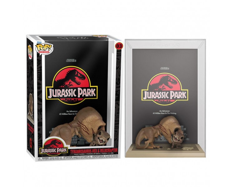 Figura Pop Movie Poster Jurassic Park Tyrannosaurus Rex And