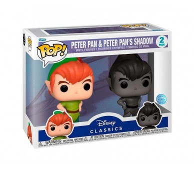 Blister 2 Figuras Pop Disney Peter Pan - Peter Pan & Peter P