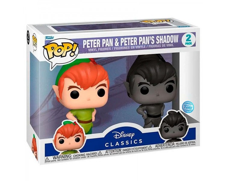 Blister 2 Figuras Pop Disney Peter Pan - Peter Pan & Peter P