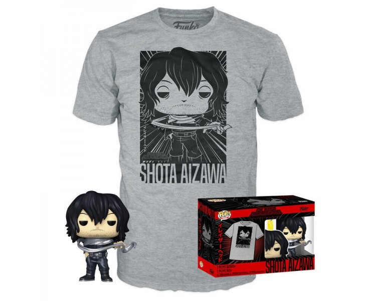 Set Figura Pop & Tee My Hero Academia Shota Aizawa