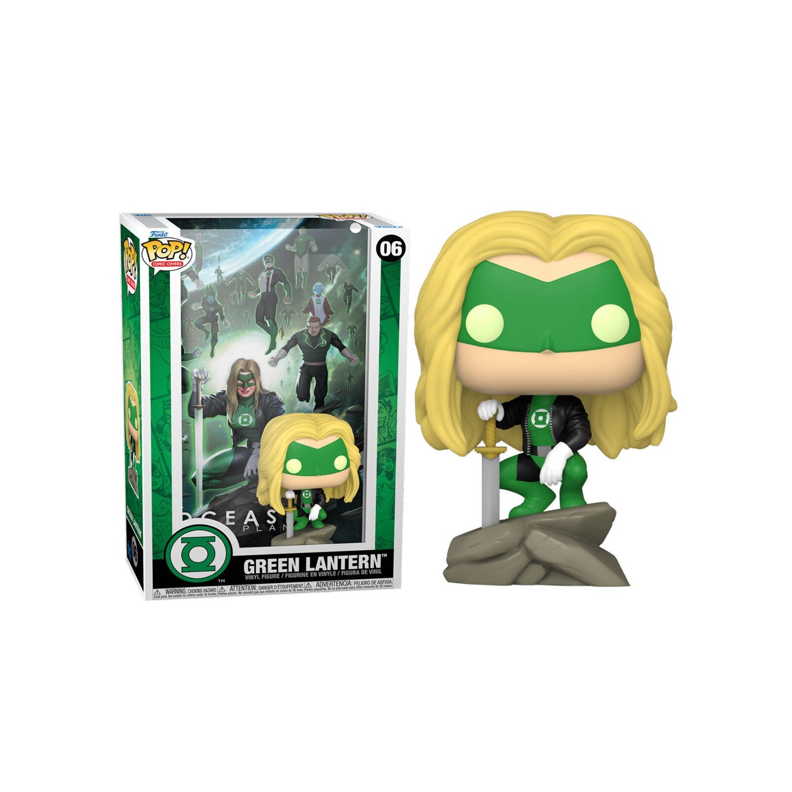 Figura Pop Comic Covers Dcased Linterna Verde