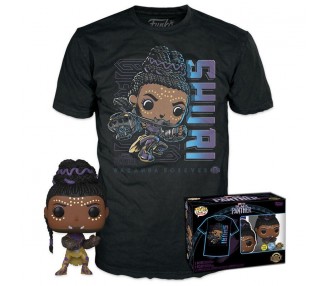 Set Figura Pop & Tee Marvel Black Panther Shury Exclusive