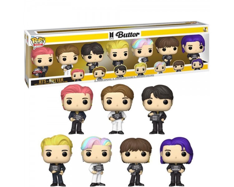 Blister 7 Figuras Pop Bts Butter Exclusive