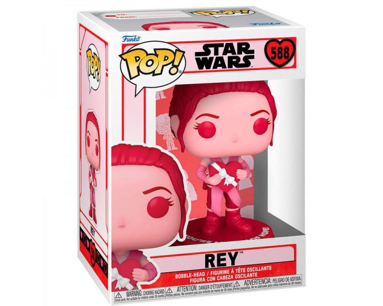 Figura Pop Star Wars Valentines Rey