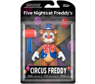 Figura Action Five Nights At Freddys Circus Freddy 12,5Cm