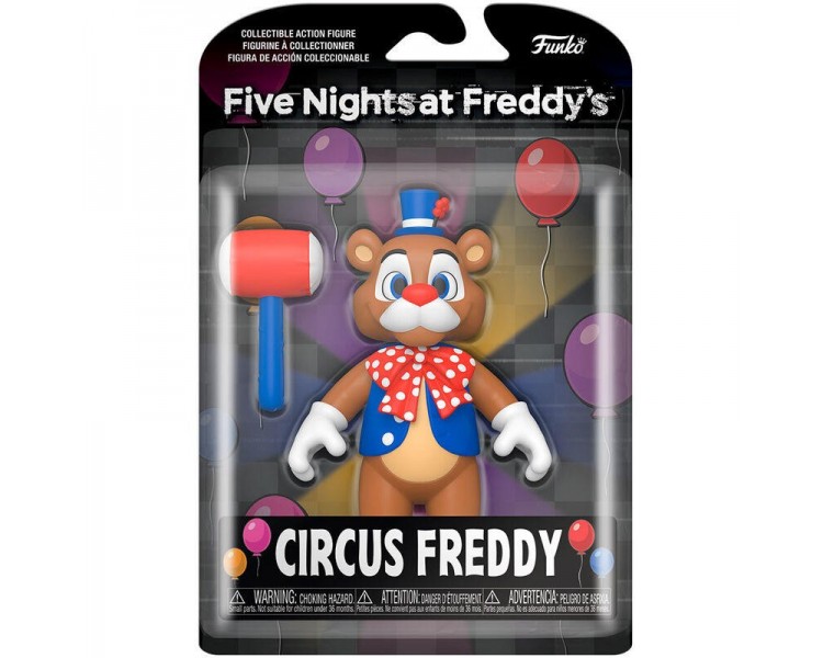 Figura Action Five Nights At Freddys Circus Freddy 12,5Cm
