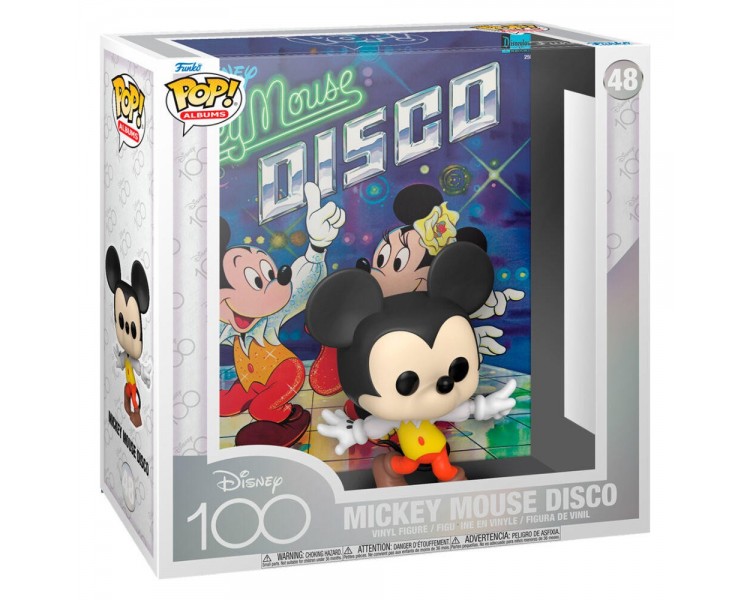 Figura Pop Albums Disney 100Th Anniversary Mickey Mouse Disc