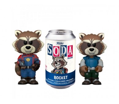 Figura Vinyl Soda Marvel Guardianes De La Galaxia Rocket 5 +