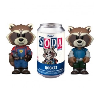 Figura Vinyl Soda Marvel Guardianes De La Galaxia Rocket 5 +
