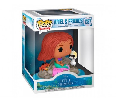 Figura Pop Deluxe Disney La Sirenita Ariel & Friends