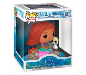 Figura Pop Deluxe Disney La Sirenita Ariel & Friends