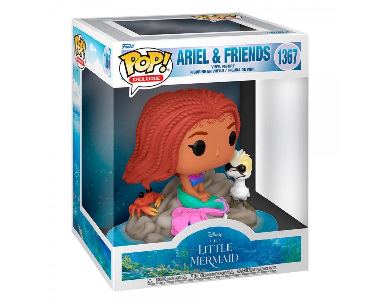 Figura Pop Deluxe Disney La Sirenita Ariel & Friends