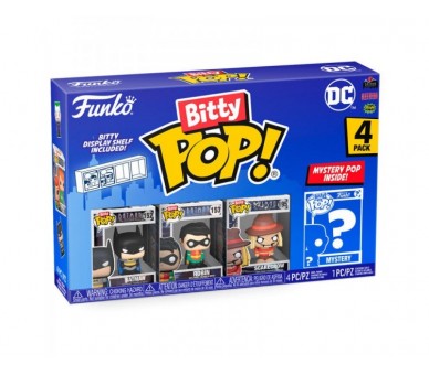 Blister 4 Figuras Bitty Pop Dc Comics Batman