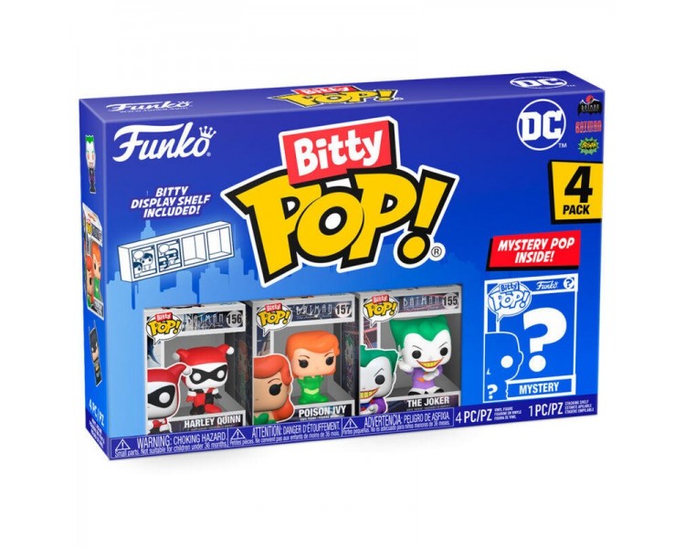 Blister 4 Figuras Bitty Pop Dc Comics Harley Quinn