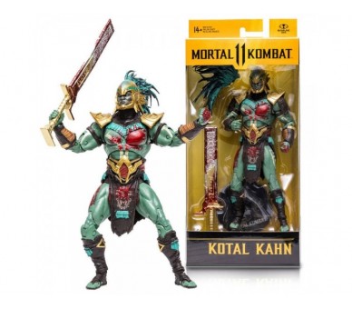 Figura Bloody Kotal Kahn Mortal Kombat Dc Multiverse 18