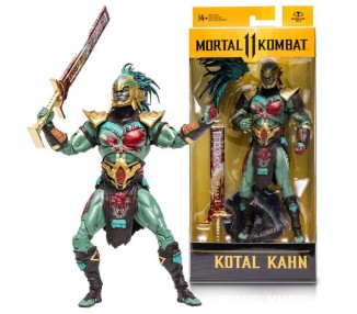 Figura Bloody Kotal Kahn Mortal Kombat Dc Multiverse 18