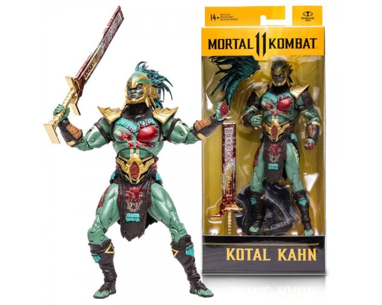 Figura Bloody Kotal Kahn Mortal Kombat Dc Multiverse 18