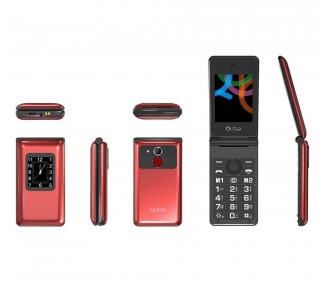 Teléfono Móvil Qubo X-28Rd Rojo 2,8+1,77