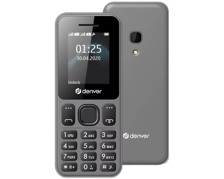 Teléfono Móvil Denver Fas 1806 Negro 1,77