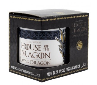 Taza Ceramica House Of The Dragon 325 Ml En Caja Regalo