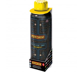 Botella Termo Acero Inoxidable Pacman 515 Ml