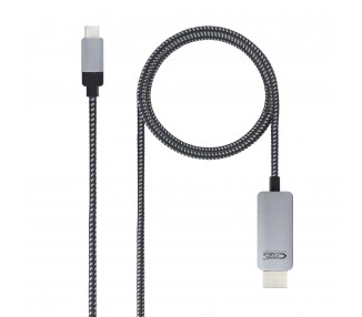 Cable Conversor Nanocable 10.15.5102/ Usb Tipo-C Macho Hdmi