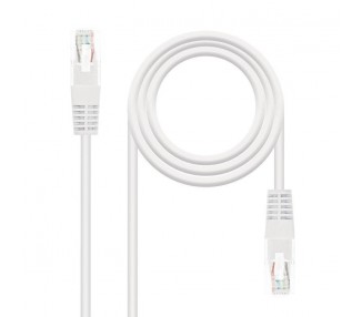 Cable De Red Rj45 Utp Nanocable 10.20.0400-W Cat.6/ 50Cm/ Bl