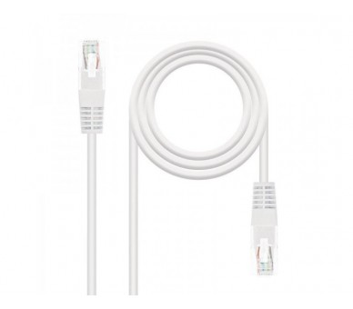 Cable De Red Rj45 Utp Nanocable 10.20.0401-W Cat.6/ 1M/ Blan