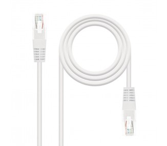Cable De Red Rj45 Utp Nanocable 10.20.0403-W Cat.6/ 3M/ Blan