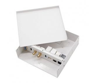 Caja De Conexiones Nanocable 10.35.0003/ Vga Hdmi Jack 3.5 R