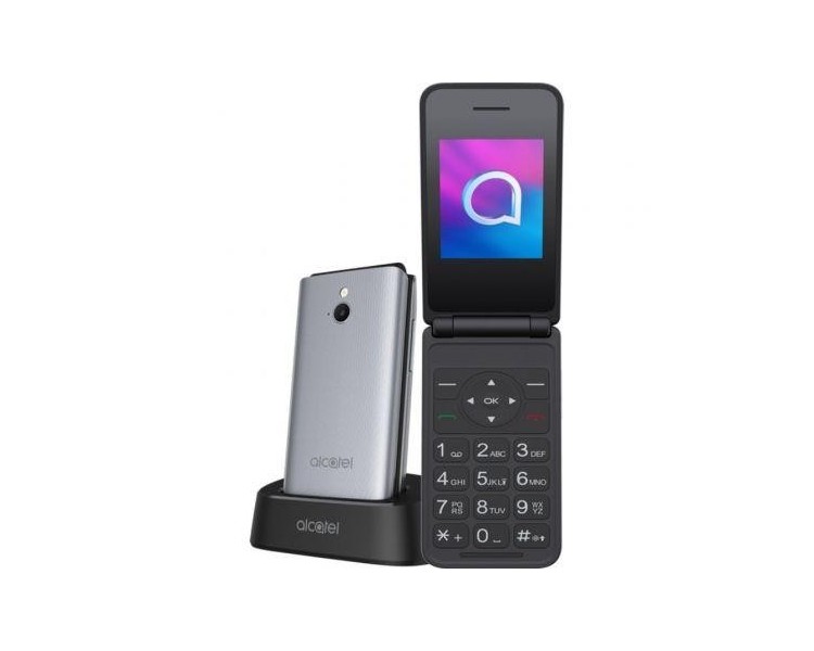 Teléfono Móvil Alcatel 3082X Plata Metálico