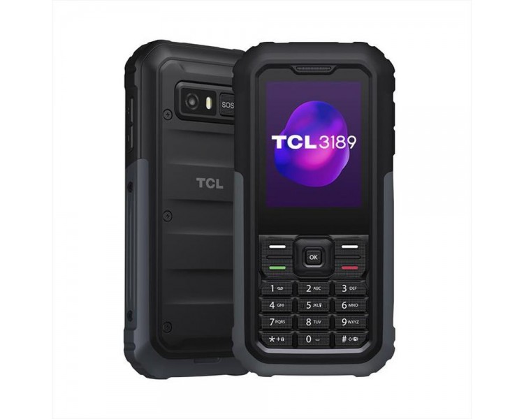 Teléfono Móvil Ruggerizado Tcl 3189/ Gris