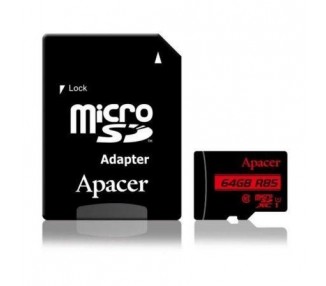 Tarjeta De Memoria Apacer 64Gb Xc Uhs 1 Con Adaptador/ Clase