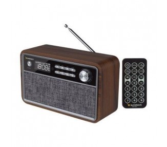 Radio Vintage Sunstech Rpbt500/ Madera
